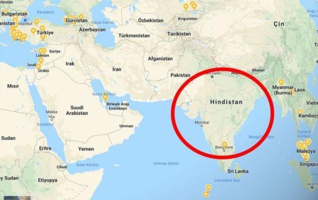 Yüz Ölçümlerine Göre Asya'nın En Büyük 10 Ülkesi