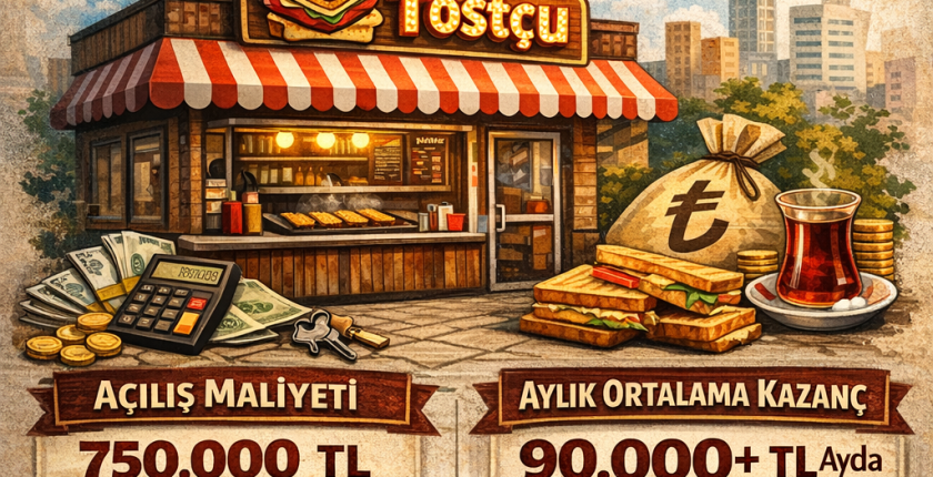 Tostçu Dükkanı Açmak 2026 | Tostçu Açma Maliyeti ve Ortalama Kazancı