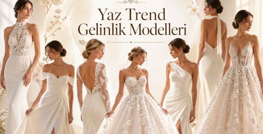 2026 Yaz Trend Gelinlik Modelleri: İlham Veren Tasarımlar!
