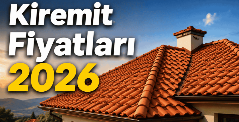 Kiremit Fiyatları 2026: Adet, m², Marsilya, Beton, PVC ve Mahya Kiremit