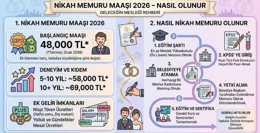 Nikah Memuru Maaşı 2026 – Nasıl Olunur?